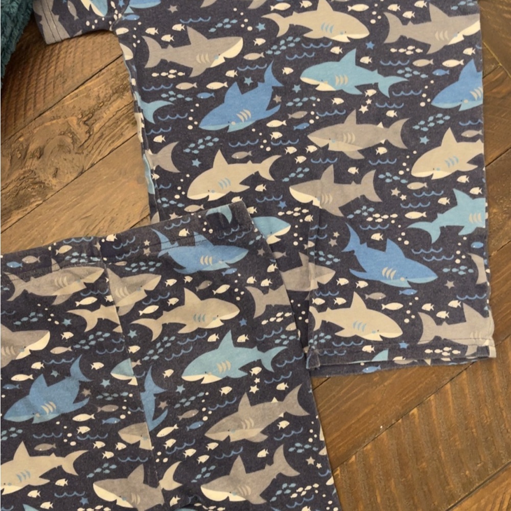Place Blue and Gray Shark Pajama Bottoms